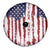 American Flag Fishing Spare Tire Cover Lure and Hook Elements and Custom Name Print - Wonder Print Shop