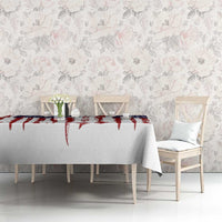 American Flag Fishing Tablecloth Lure and Hook Elements and Custom Name Print - Wonder Print Shop