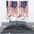 American Flag Fishing Tapestry Lure and Hook Elements and Custom Name Print - Wonder Print Shop