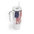 American Flag Fishing Tumbler With Handle Lure and Hook Elements and Custom Name Print - Wonder Print Shop