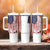 American Flag Fishing Tumbler With Handle Lure and Hook Elements and Custom Name Print - Wonder Print Shop