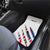 Personalized American Flag Bowling Team Car Mats Pins and Ball Torn Stripes and Patterned White - Wonder Print Shop