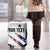 Personalized American Flag Bowling Team Luggage Cover Pins and Ball Torn Stripes and Patterned White - Wonder Print Shop
