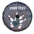 Custom Bowling Ball and Pins Spare Tire Cover American Flag Stars and Stripes in Grunge Patriotic - Wonder Print Shop