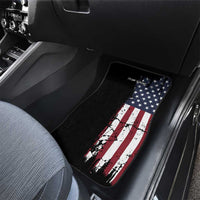 Grunge American Flag Custom Bowling Car Mats Pins Graphic and Team Text Layout Design - Wonder Print Shop