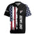 Grunge American Flag Custom Bowling Rugby Jersey Pins Graphic and Team Text Layout Design - Wonder Print Shop