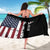 Grunge American Flag Custom Bowling Sarong Pins Graphic and Team Text Layout Design - Wonder Print Shop