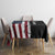 Grunge American Flag Custom Bowling Tablecloth Pins Graphic and Team Text Layout Design - Wonder Print Shop