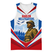 Personalized Harlem Hellfighters Basketball Jersey Vintage WWI Military History Patriotic Art