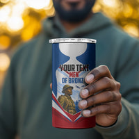 Personalized Harlem Hellfighters 4 in 1 Can Cooler Tumbler Vintage WWI Military History Patriotic Art