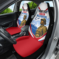 Personalized Harlem Hellfighters Car Seat Cover Vintage WWI Military History Patriotic Art