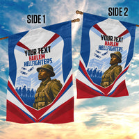 Personalized Harlem Hellfighters Garden Flag Vintage WWI Military History Patriotic Art