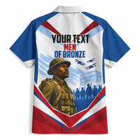 Personalized Harlem Hellfighters Hawaiian Shirt Vintage WWI Military History Patriotic Art