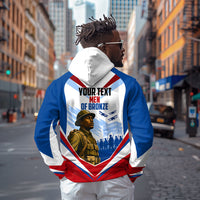 Personalized Harlem Hellfighters Hoodie Vintage WWI Military History Patriotic Art