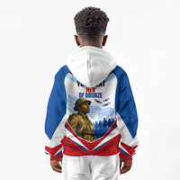 Personalized Harlem Hellfighters Kid Hoodie Vintage WWI Military History Patriotic Art