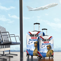 Personalized Harlem Hellfighters Luggage Cover Vintage WWI Military History Patriotic Art
