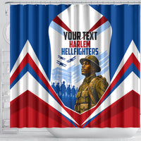 Personalized Harlem Hellfighters Shower Curtain Vintage WWI Military History Patriotic Art