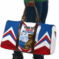 Personalized Harlem Hellfighters Travel Bag Vintage WWI Military History Patriotic Art