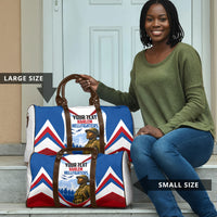 Personalized Harlem Hellfighters Travel Bag Vintage WWI Military History Patriotic Art