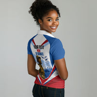 Personalized Harlem Hellfighters Women Polo Shirt Vintage WWI Military History Patriotic Art