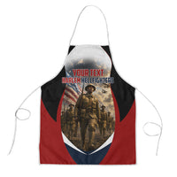 Personalized Harlem Hellfighters Apron WWI African American Soldiers Patriotic Vintage Art