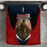 Personalized Harlem Hellfighters Bedding Set WWI African American Soldiers Patriotic Vintage Art