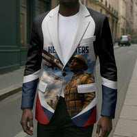 Personalized Harlem Hellfighters Blazer WWI African American Soldiers Patriotic Vintage Art