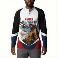 Personalized Harlem Hellfighters Button Sweatshirt WWI African American Soldiers Patriotic Vintage Art