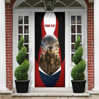 Personalized Harlem Hellfighters Door Cover WWI African American Soldiers Patriotic Vintage Art