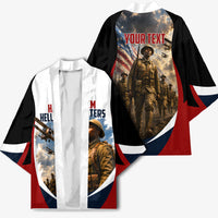 Personalized Harlem Hellfighters Kimono WWI African American Soldiers Patriotic Vintage Art
