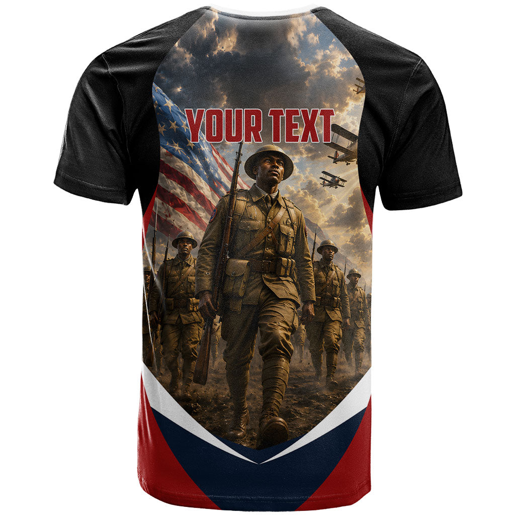 Personalized Harlem Hellfighters T shirt WWI African American Soldiers Patriotic Vintage Art