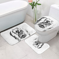 Personalized Harlem Hellfighters Bathroom Set WWI African American Soldiers Monochrome Grunge Sketch Art