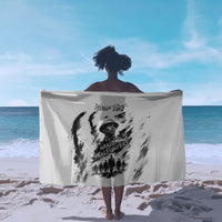 Personalized Harlem Hellfighters Sarong WWI African American Soldiers Monochrome Grunge Sketch Art