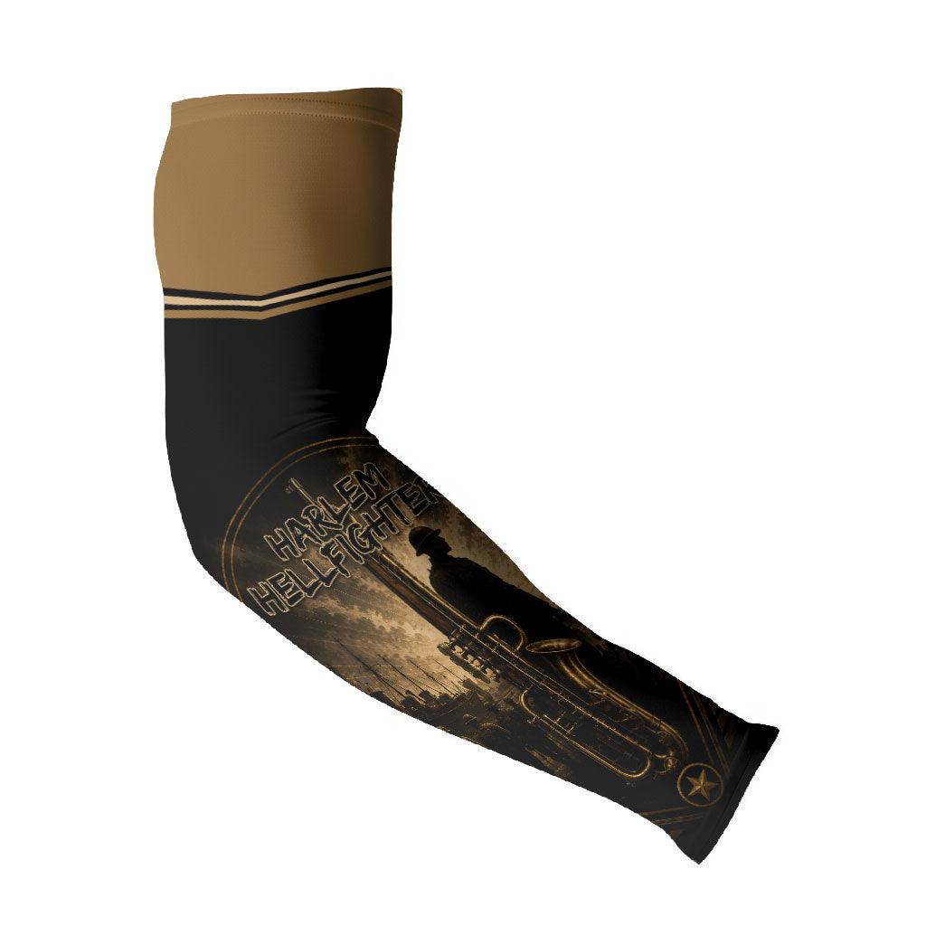 Harlem Hellfighters WWI Soldier Arm Sleeves Vintage Military Jazz Band Artwork