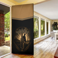 Harlem Hellfighters WWI Soldier Door Cover Vintage Military Jazz Band Artwork