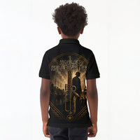 Harlem Hellfighters WWI Soldier Kid Polo Shirt Vintage Military Jazz Band Artwork