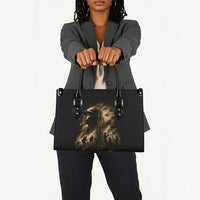 Harlem Hellfighters WWI Soldier Leather Bag Vintage Military Jazz Band Artwork