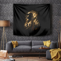 Harlem Hellfighters WWI Soldier Tapestry Vintage Military Jazz Band Artwork