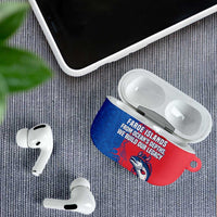 Faroe Islands AirPods Case with Viking Fish Illustration Red Blue Runic Design - Wonder Print Shop