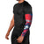 Faroe Islands Arm Sleeves with Viking Fish Illustration Red Blue Runic Design - Wonder Print Shop