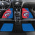 Faroe Islands Car Mats with Viking Fish Illustration Red Blue Runic Design - Wonder Print Shop