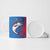 Faroe Islands Ceramic Mug with Viking Fish Illustration Red Blue Runic Design - Wonder Print Shop