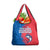 Faroe Islands Grocery Bag with Viking Fish Illustration Red Blue Runic Design - Wonder Print Shop
