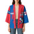 Faroe Islands Kimono with Viking Fish Illustration Red Blue Runic Design - Wonder Print Shop