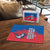 Faroe Islands Puzzle with Viking Fish Illustration Red Blue Runic Design - Wonder Print Shop