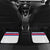 Faroe Islands Car Mats with Red Blue Cross Design and Puffin Bird - Wonder Print Shop