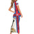 Faroe Islands Short Sleeve Bodycon Dress with Red Blue Cross Design and Puffin Bird - Wonder Print Shop