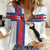 Faroe Islands Women Casual Shirt with Red Blue Cross Design and Puffin Bird - Wonder Print Shop
