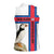 Faroe Islands Women Sleeveless Polo Shirt with Red Blue Cross Design and Puffin Bird - Wonder Print Shop