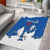 Faroe Islands Area Rug with Viking Ship and Map Silhouette - Wonder Print Shop